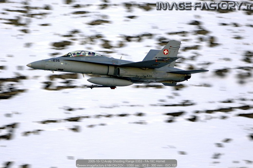 2005-10-12 Axalp Shooting Range 0353 - FA-18C Hornet